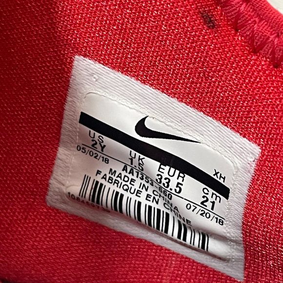 KIDS NIKE LEBRON‎ SOLDIER 12 University Red/Black AA1353-660 size 2y - Picture 12 of 13